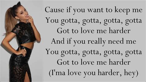 love me harder lyrics ariana grande